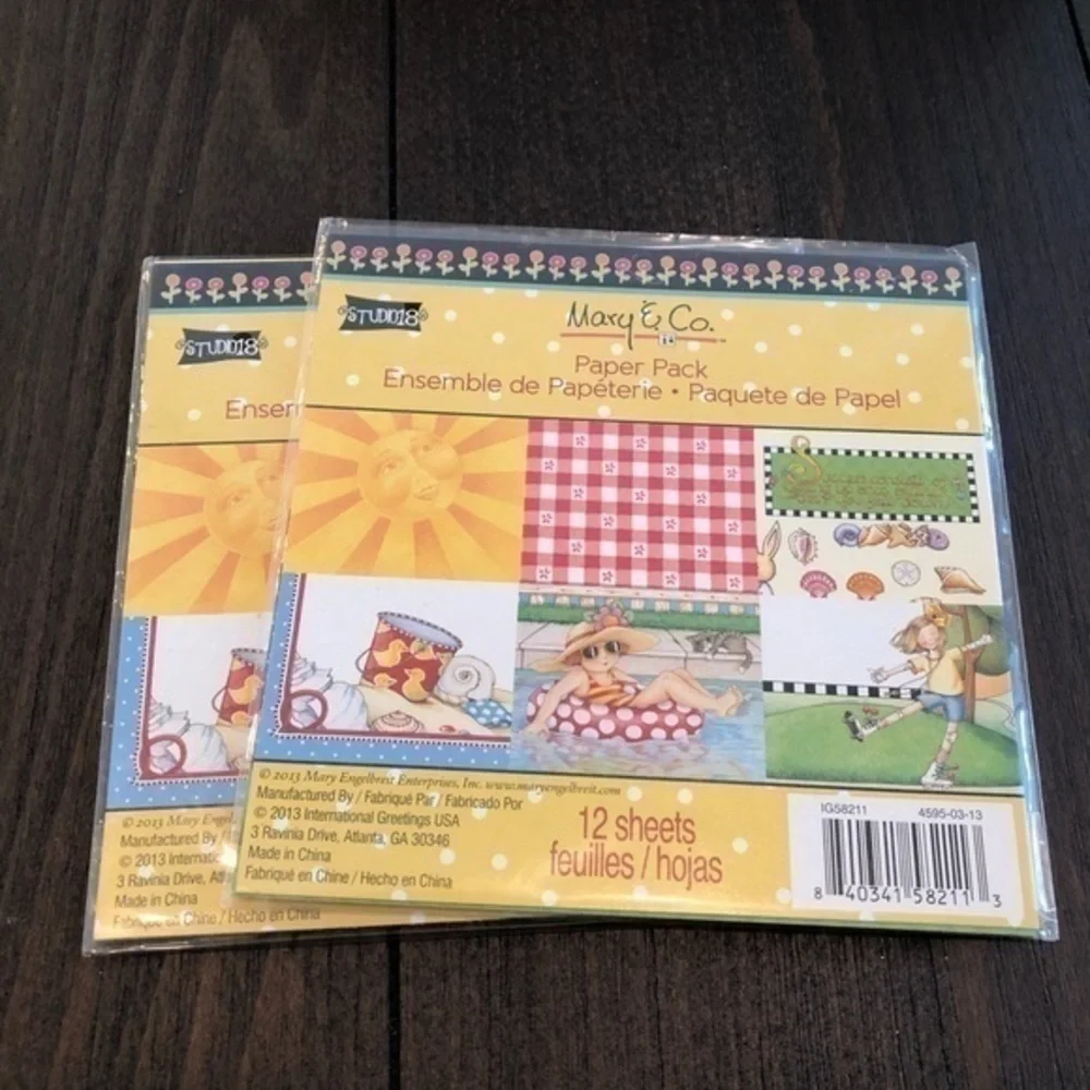 Mary & Co. Note Cards Paper Packs Scrapbook NWT